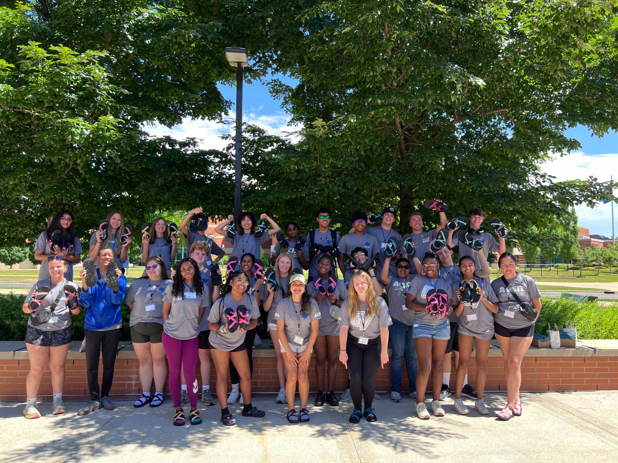 Group of Students who participated in the ACED Camp